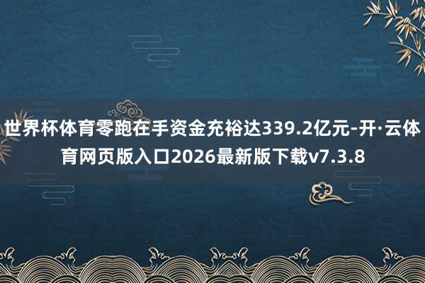 世界杯体育零跑在手资金充裕达339.2亿元-开·云体育网页版入口2026最新版下载v7.3.8